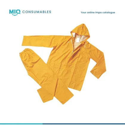 Rainsuit Yellow Pvc / Poly / Pvc Size L