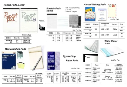 Reporting Pad, Lined, B 5 251 X 178 Mm