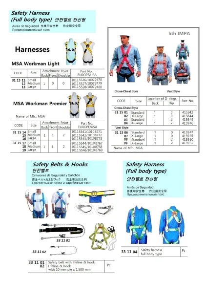 Safety Belt With Lifeline & Hook