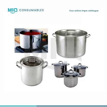 Sauce Pot With Cover Aluminium 360 X 230 Mm 25 Liter