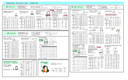 Sd Shackle, Straight Shackle With Eye Bolt, Galv, 22 Mm Swl 2.0 Ton