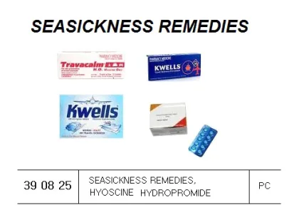 Seasickness Remedies, Hyoscine Hydropromide
