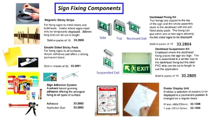 Sign Fixing Component, Magnetic Sticky Strips, 300 Mm