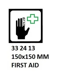 Sign For Passenger Vessels And Terminal Building, 150X150 Mm, First Aid
