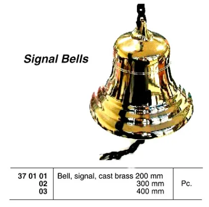 Signal Bell, Cast Brass, 400 Mm