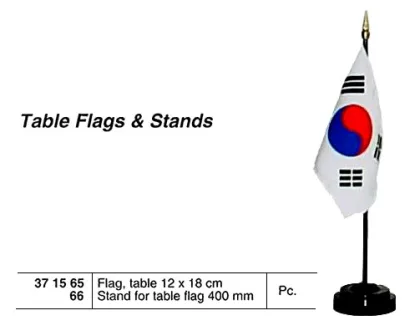 Stand For Table Flag, 400 Mm