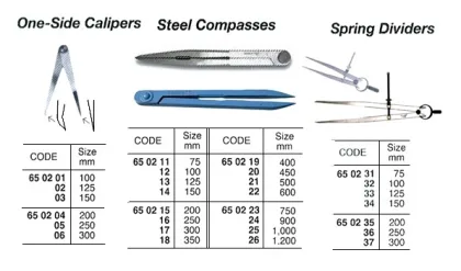 Steel Compass, 100 Mm
