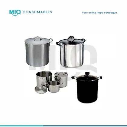 Stock Pot Aluminium With Lid 270 X 250 Mm 15 Liter
