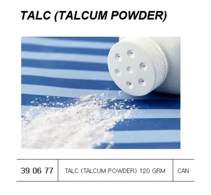 Talc (Talcum Powder) 120 Grm