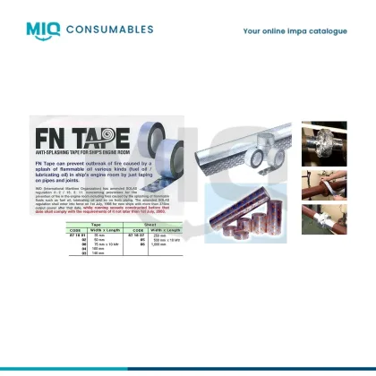 Tape Anti Splashing, 100Mmx10Mtr Nk/Uk/Abs/Lrs/Bv