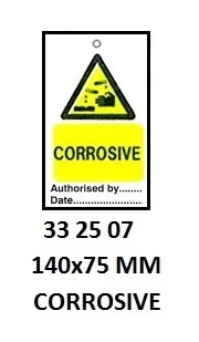 Temporary Tie Tags, Corrosive