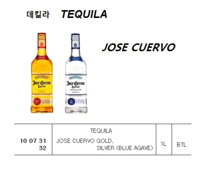 Tequila, Jose Cuervo Silver (Blue Agave), 1L