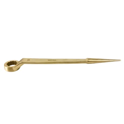TETRA Wrench 12-point and spud end 30 mm Non-Spark Aluminium-Bronze, IMPA 615576
