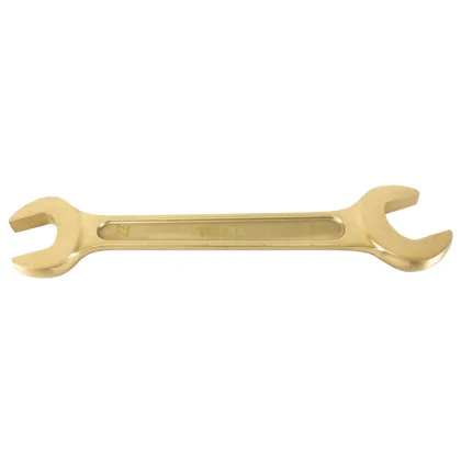 TETRA Wrench Double Open End 22 x 24 mm Non-Spark Aluminium-Bronze, IMPA 615457