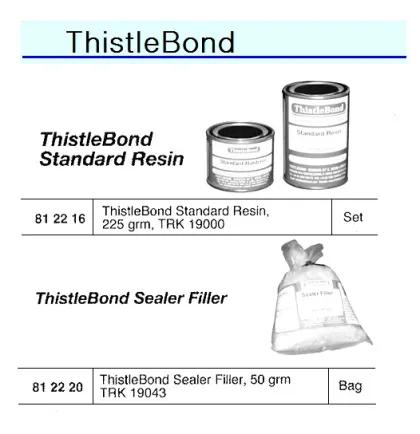Thistlebond, Resin & Hardener, 225 Grm