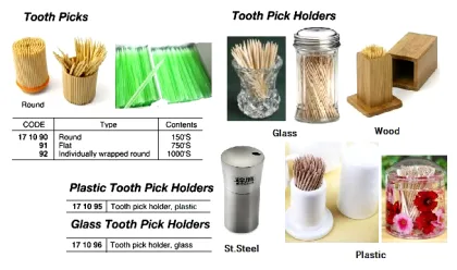 Tooth Pick Holder, Plastic
