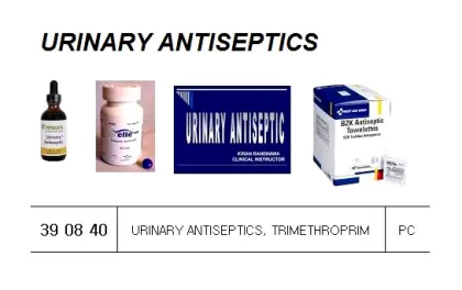 Urinary Antiseptics, Trimethroprim