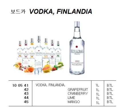 Vodka, Finlandia, Grapefruit, 1L