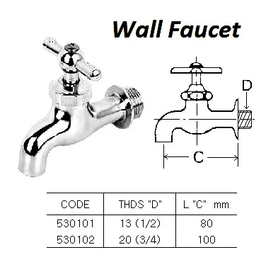 Wall Faucet 20 (3/4)