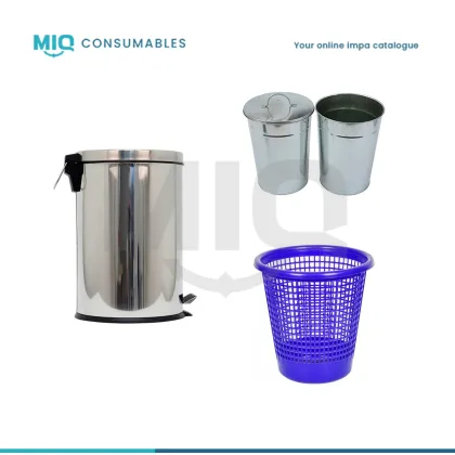 Waste Basket Galvanized 190 X 240 Mm
