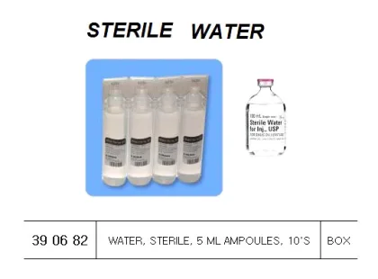 Water, Sterile, 5 Ml Ampoules, 10'S