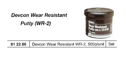 Wear Resistant Putty, Devcon Wr 2, 1 Lb