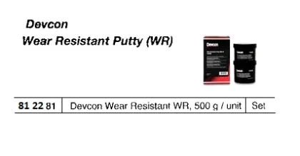 Wear Resistant Putty, Devcon Wr,1 Lb