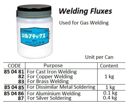 Welding Flux, 1 Kg/Can, For St.steel Welding