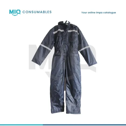 Winter Boilersuit Blue With Reflective Stripes Size S