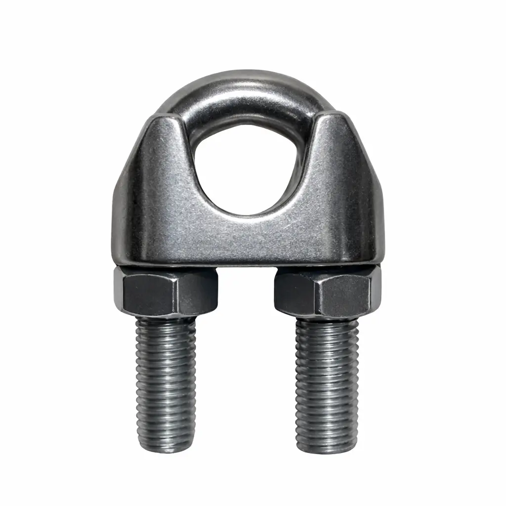Wire rope clip 2mm, Stainless Steel 316, IMPA 233652