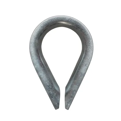 Wire rope thimble 28mm for steel cable, A-Type, Stainless Steel 316, IMPA 233683